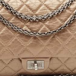 Chanel Bronze Quilted Aged Leather 226 Reissue 2.55 Flap Bag