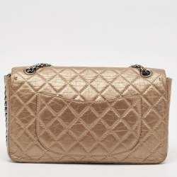 Chanel Bronze Quilted Aged Leather 226 Reissue 2.55 Flap Bag