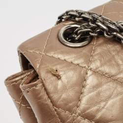 Chanel Bronze Quilted Aged Leather 226 Reissue 2.55 Flap Bag
