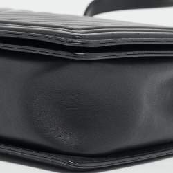 Chanel Black Chevron Leather Large Boy Flap Bag