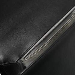 Chanel Black Chevron Leather Large Boy Flap Bag