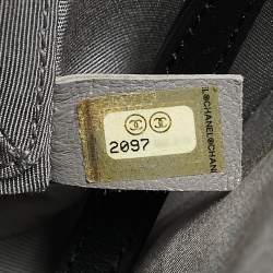 Chanel Black Chevron Leather Large Boy Flap Bag