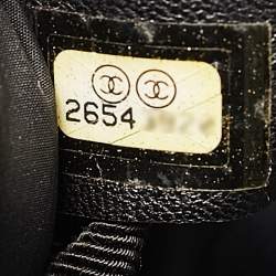 Pre Owned Chanel Black Nylon & Tweed Coco Neige Waist Bag