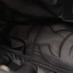 Pre Owned Chanel Black Nylon & Tweed Coco Neige Waist Bag