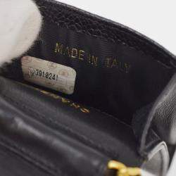 Pre Owned Chanel Black  Calfskin Chain CC Shoulder Bag