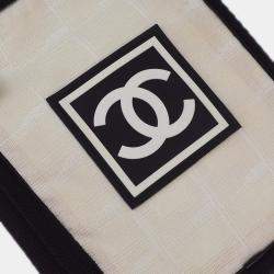Chanel Beige /Black Travel Sport Line Shoulder Bag