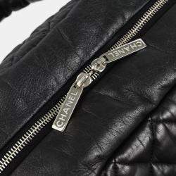 Pre Owned Chanel Black Nylon Coco Cocoon Shoulder Bag