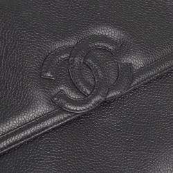 Pre Owned Chanel Black Calfskin Camera CC Shoulder  Bag