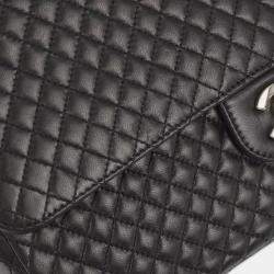 Chanel Black Lambskin Leather Medium Classic Single Flap Bag