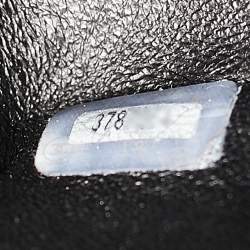 Pre Owned Chanel Black Quilted Leather Jumbo CC Flap Bag