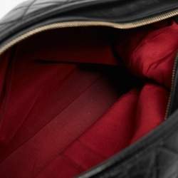 Chanel Black Quilted Aged Leather Large Gabrielle Hobo