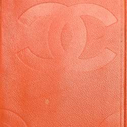 Chanel Brown Quilted Leather Cambon Ligne Compact Wallet