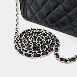 Chanel Black Leather Boy Mini Crossbody Bag