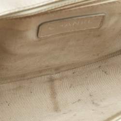 Chanel Grey Quilted Leather New Medium Boy Flap Bag