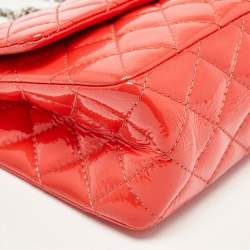 Chanel Orange Quilted Patent Leather 226 Reissue 2.55 Flap Bag