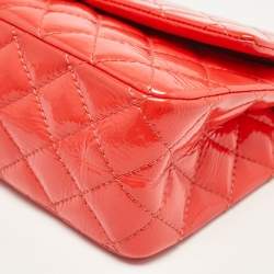 Chanel Orange Quilted Patent Leather 226 Reissue 2.55 Flap Bag