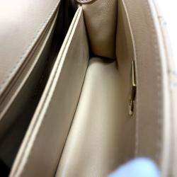 Chanel Beige Caviar Leather  Coco Handle XS Shoulder Bag