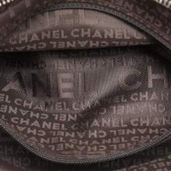 Pre Owned Chanel Brown Quilted Leather Frame Bag