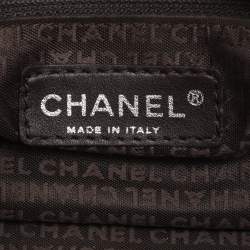 Pre Owned Chanel Brown Quilted Leather Frame Bag