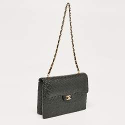 Chanel Black Woven Wicker Jumbo Classic Flap Bag