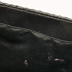 Chanel Black Woven Wicker Jumbo Classic Flap Bag