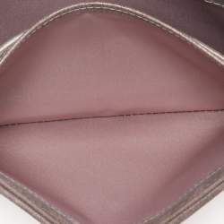 Chanel Beige Coated Tweed CC Flap Wallet