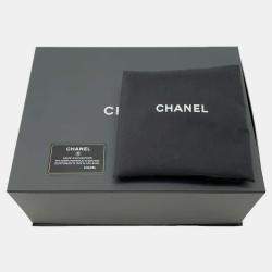 Pre Owned Chanel Matelasse Drawstring Bag Bucket Chain shoulder Bag Black Grained Lambskin