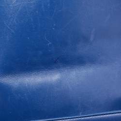 Chanel Navy Blue Quilted Leather Medium Boy Flap Bag