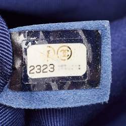 Chanel Navy Blue Quilted Leather Medium Boy Flap Bag