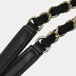 Chanel Black Canvas Small Deauville Tote Bag