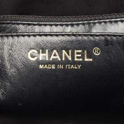 Chanel Black Quilted Caviar Leather Maxi Classic Single Flap Bag