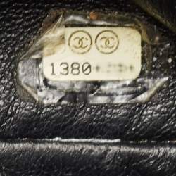 Chanel Black Quilted Caviar Leather Maxi Classic Single Flap Bag