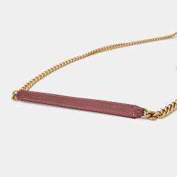 Chanel Pink Velvet Boy WOC Mini Crossbody Bag