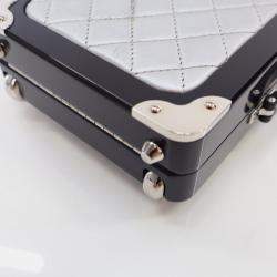 Chanel Silver Evening In The Air Trolley Minaudiere
