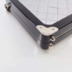 Chanel Silver Evening In The Air Trolley Minaudiere