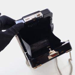 Chanel Silver Evening In The Air Trolley Minaudiere