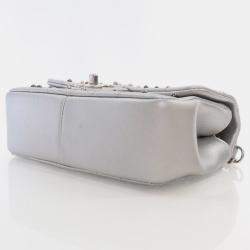 Chanel Mini Silver Chevron Stud Wars Rectangular Flap Bag
