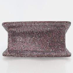 Pre Owned Chanel Mini Glitter Canvas Mademoiselle 2.55 Flap Bag