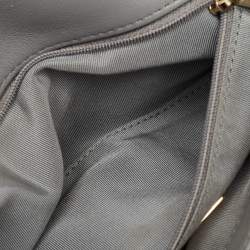 Pre Owned Chanel Grey Quilted Leather Small 19 Flap Bag