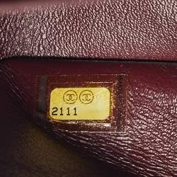 Pre Owned Chanel Black Quilted Caviar Leather Jumbo Classic Double Flap Bag
