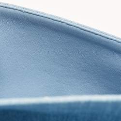 Pre Owned Chanel Light Blue Quilted Denim Classic 225 Reissue 2.55 Flap Bag