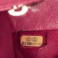Chanel Pink Quilted Jersey Small Classic Single Flap Bag 