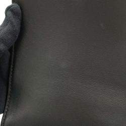 Chanel Black Lambskin Matelasse Chain Top Handle Bag