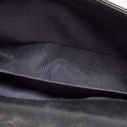 Chanel Navy Blue/Black Quilted Leather Small Boy Flap Bag