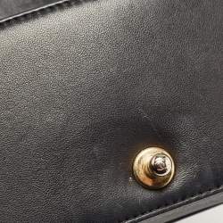 Chanel Navy Blue/Black Quilted Leather Small Boy Flap Bag
