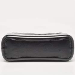 Chanel Black Quilted Aged Leather Medium Gabrielle Hobo