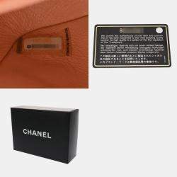 Chanel Salmon Pink Caviar Leather Double Flap Shoulder Bag