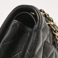 Chanel Black Quilted Leather Maxi Classic Double Flap Bag