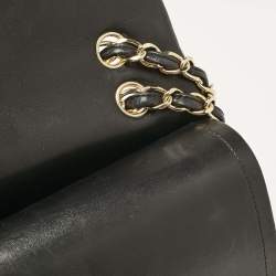 Chanel Black Quilted Leather Maxi Classic Double Flap Bag