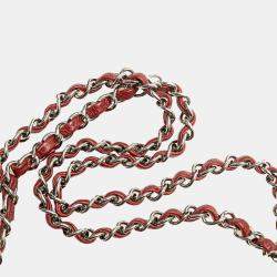 Chanel Red Caviar Leather Medium Classic Double Flap Shoulder Bag